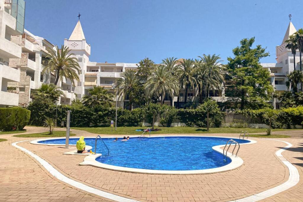 شقة Blue Marina - Terraza, Piscina Y Wifi Gratis روساس المظهر الخارجي الصورة