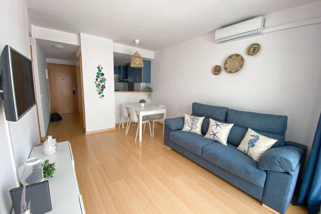 شقة Blue Marina - Terraza, Piscina Y Wifi Gratis روساس المظهر الخارجي الصورة